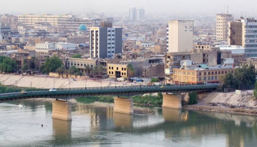 صورة تمثل مدينة بغداد في موقع الدليل العربي