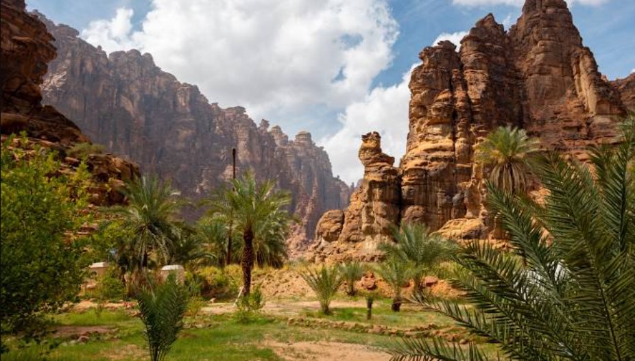 صورة تمثل مدينة تبوك في موقع الدليل العربي