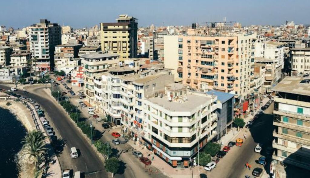صورة تمثل مدينة دمياط في موقع الدليل العربي