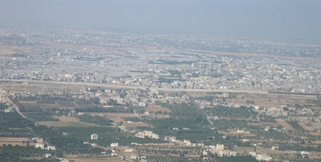 صورة تمثل مدينة رفح في موقع الدليل العربي