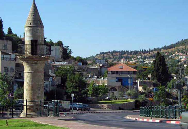 صورة تمثل مدينة صفد في موقع الدليل العربي