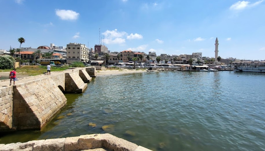 صورة تمثل مدينة صيدا في موقع الدليل العربي